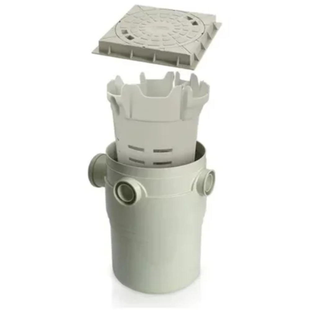 Caja de Grasa DN 300 con Cesta y Tapa Amanco Wavin