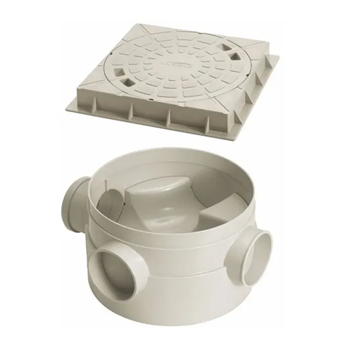 Cámara de Inspección PVC con Tapa y Porta-Tapa DN300 - Amanco Wavin